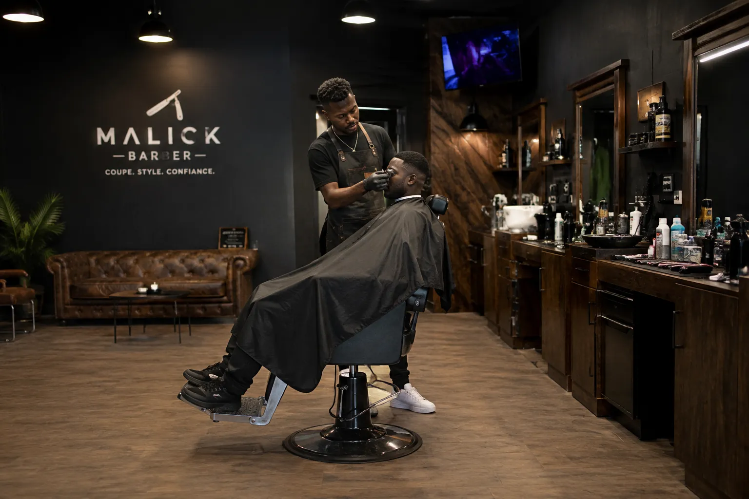 Le salon de Malick Baber